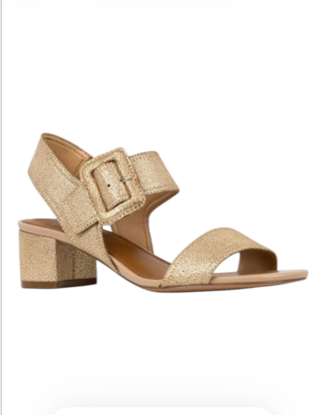 Donald Pliner Neve Gold Metallic Leather Sandals Size 9